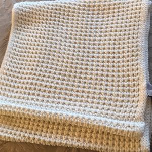 Loft Cream scarf with gold flecks . Brand new